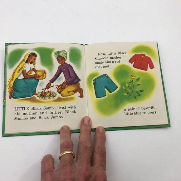 Little Black Sambo Vintage Children's Whitman 1950 Tell-A-Tale Book Hardback - Picture 4 of 6